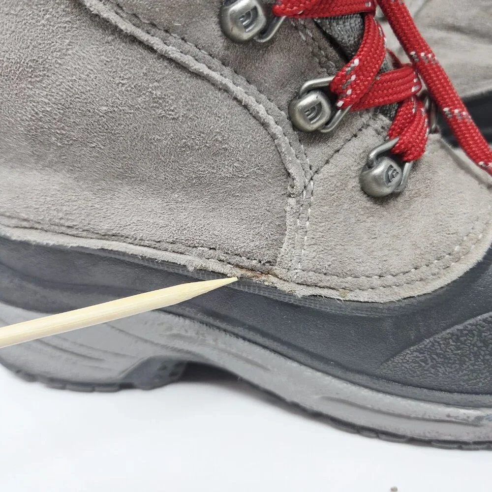 The North Face Kids 3 Youth Grey Chilkat Lace II Boots Winter Snow Waterproof